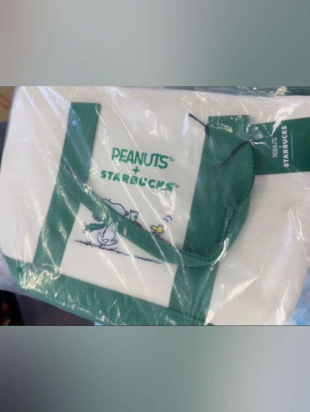 (Sealed) Peanuts Snoopy x Starbucks Tote Bag, Fast Shipping* (Limited Edition) - Picture 2 of 2